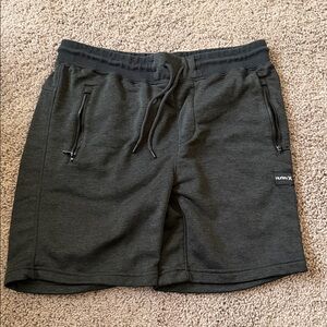 Hurley Men's Dark Gray Athletic Shorts